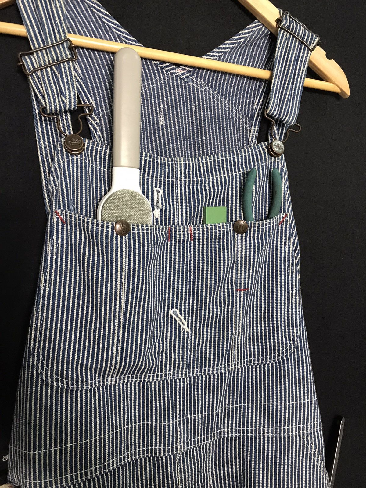 Dickies × Japanese Brand Dickies Multipocket 34x34 Hickory overall Size US 30 / EU 46 - 4 Thumbnail