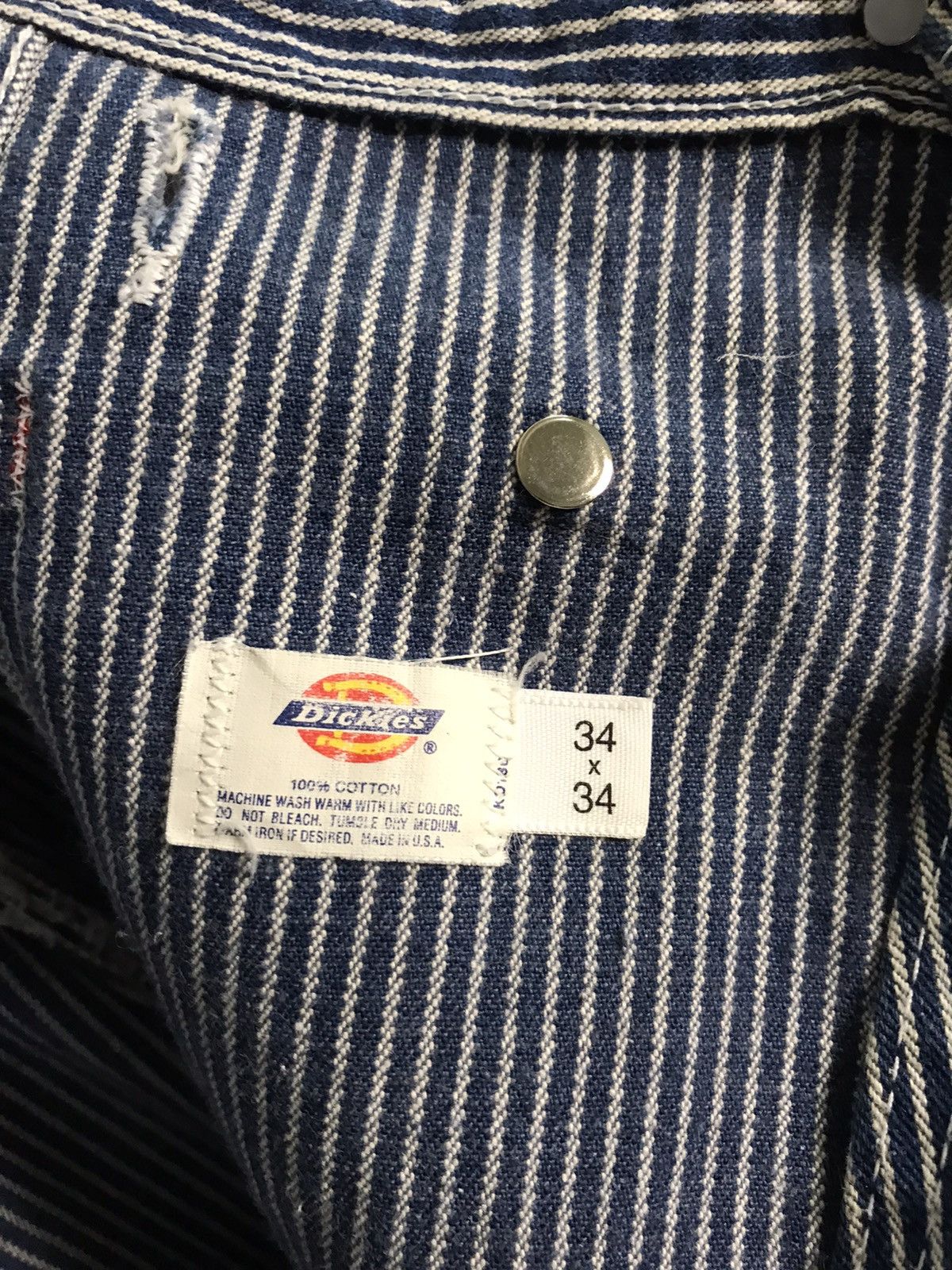 Dickies × Japanese Brand Dickies Multipocket 34x34 Hickory overall Size US 30 / EU 46 - 6 Thumbnail