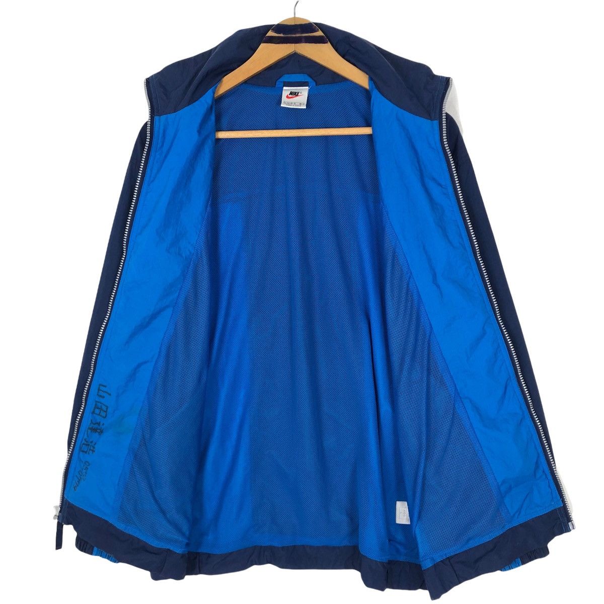 Nike Vintage 90s Nike Swoosh Mock Neck Nylon Windbreaker Jacket Size US L / EU 52-54 / 3 - 11 Thumbnail