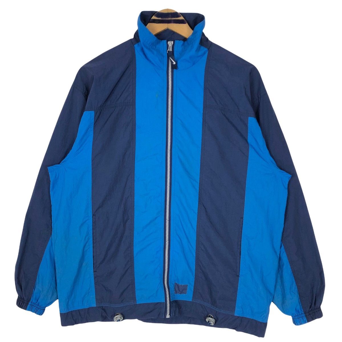 Nike Vintage 90s Nike Swoosh Mock Neck Nylon Windbreaker Jacket Size US L / EU 52-54 / 3 - 2 Thumbnail