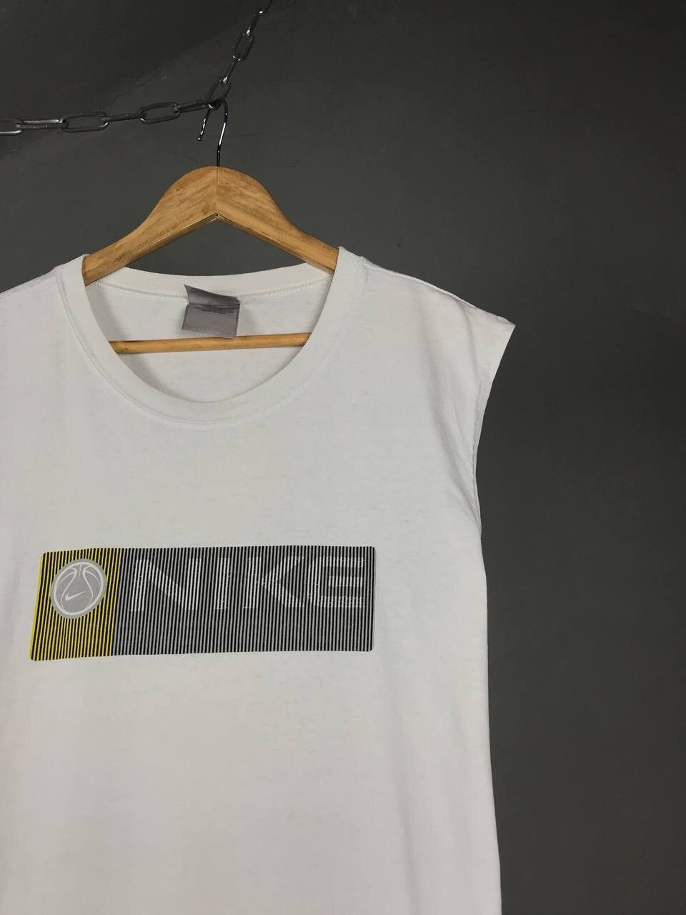 Nike × Vintage Nike swoosh streetwear vintage center logo tee Size US M / EU 48-50 / 2 - 2 Thumbnail