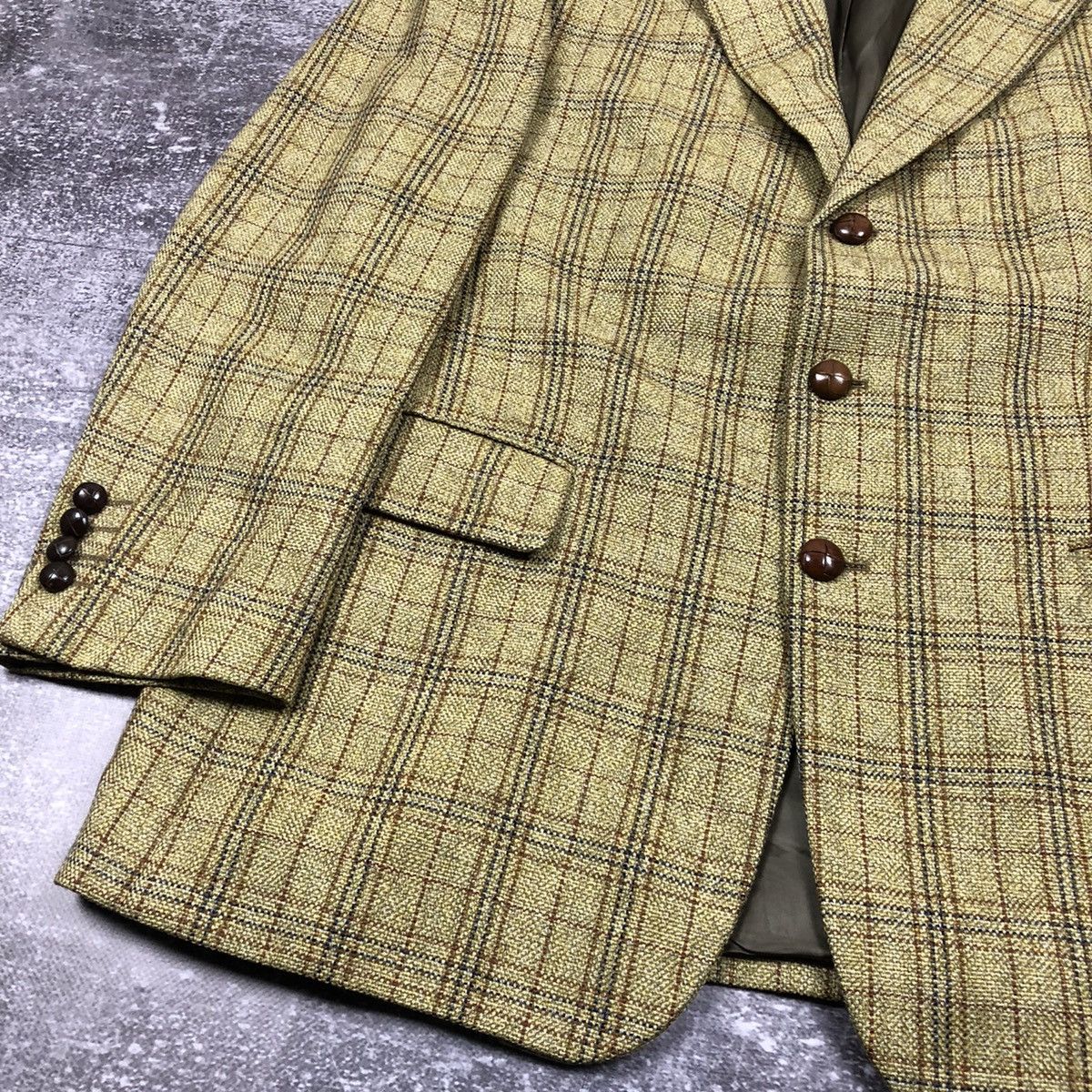 Vintage Vintage 90s Yves Saint Laurent Wool Blazer Size 50L - 13 Thumbnail
