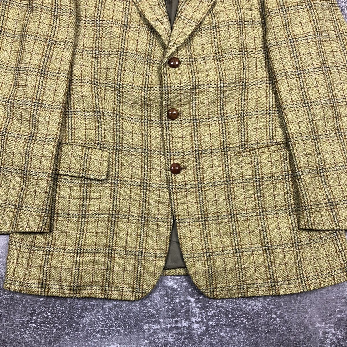 Vintage Vintage 90s Yves Saint Laurent Wool Blazer Size 50L - 3 Thumbnail