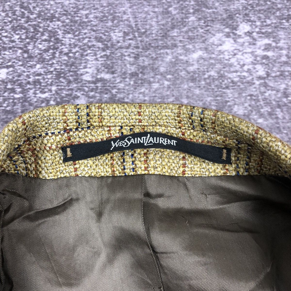 Vintage Vintage 90s Yves Saint Laurent Wool Blazer Size 50L - 11 Thumbnail