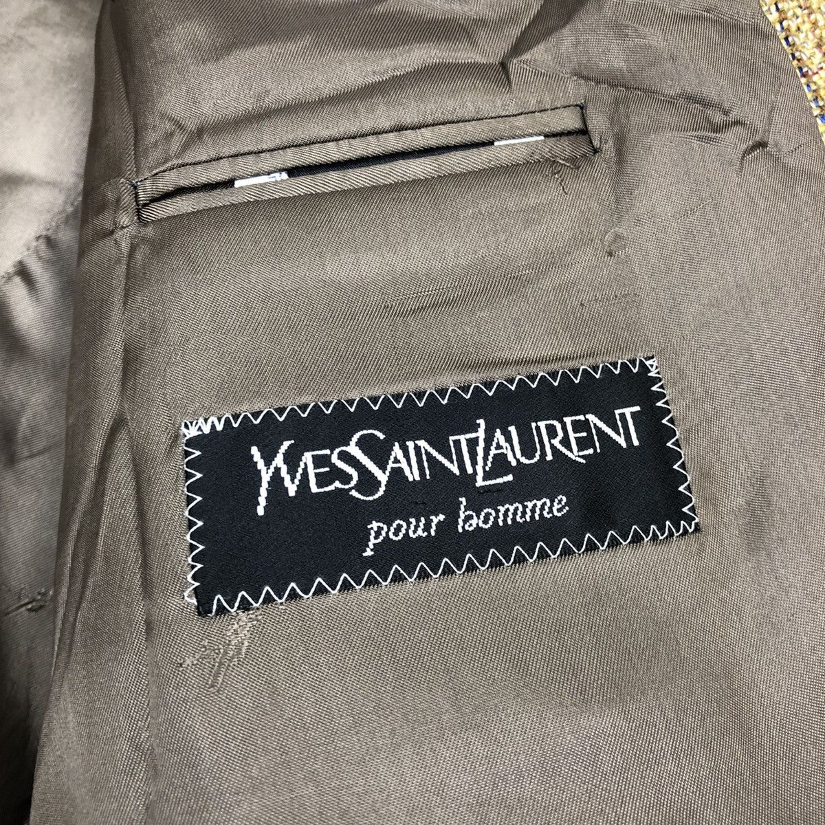 Vintage Vintage 90s Yves Saint Laurent Wool Blazer Size 50L - 8 Thumbnail