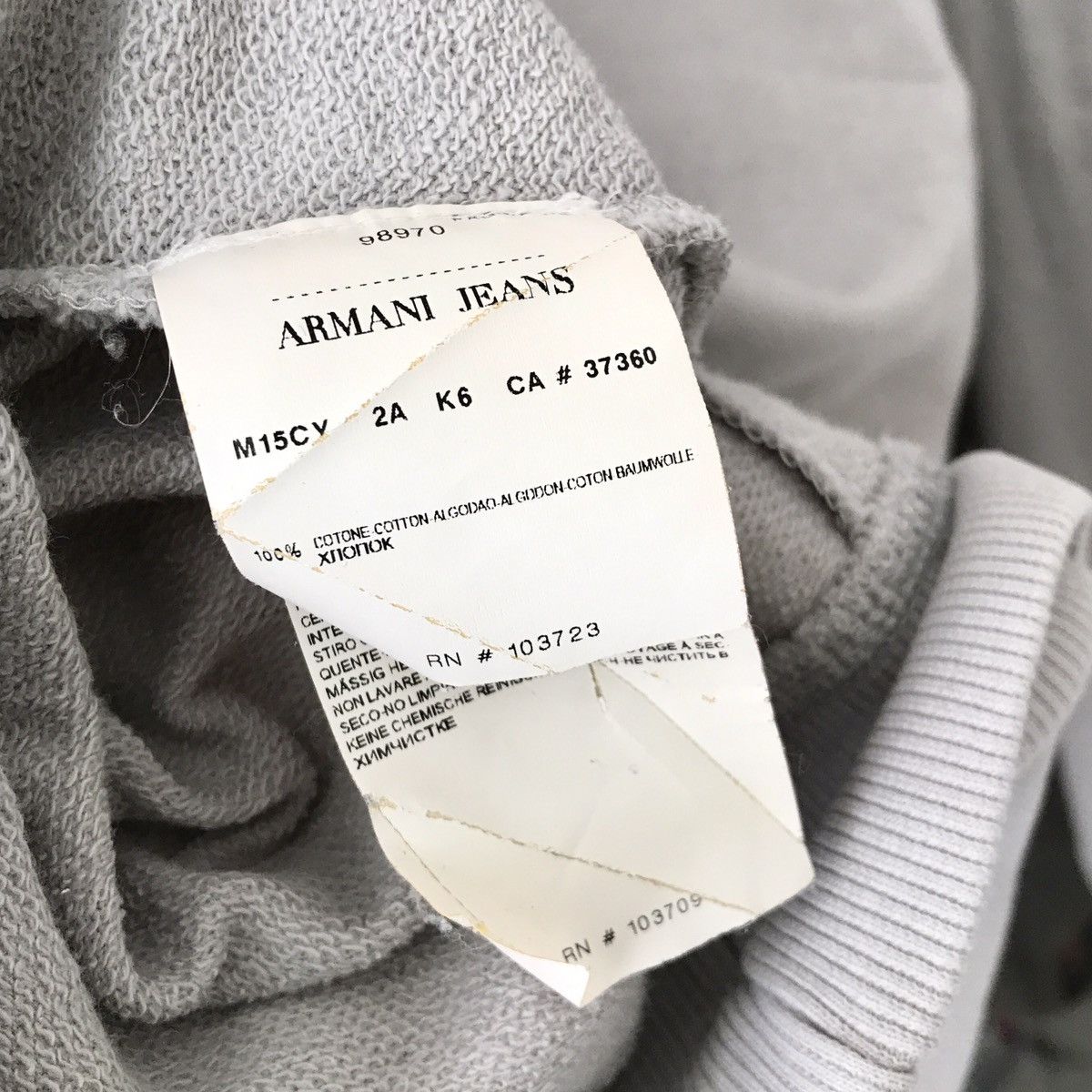 Armani Authentic Armani Jeans Giorgio Armani Designer Track Jacket Size US S / EU 44-46 / 1 - 9 Thumbnail