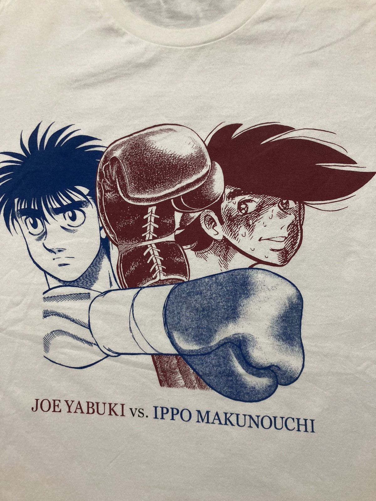 Anime !LastDrop! Vtg Uniqlo Joe Yabuki VS Ippo Makunouchi T-Shirt Size US L / EU 52-54 / 3 - 5 Thumbnail