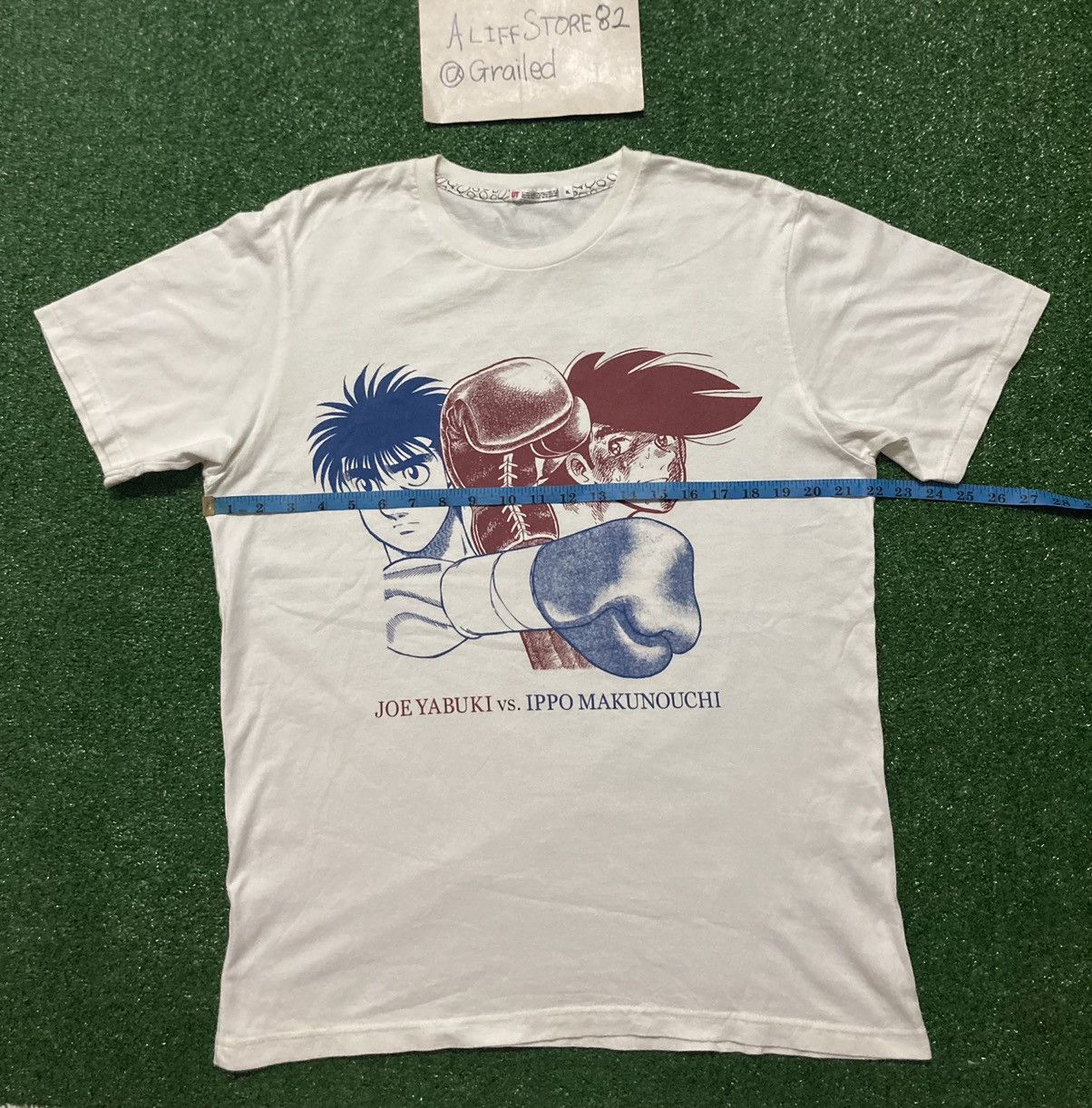 Anime !LastDrop! Vtg Uniqlo Joe Yabuki VS Ippo Makunouchi T-Shirt Size US L / EU 52-54 / 3 - 3 Thumbnail