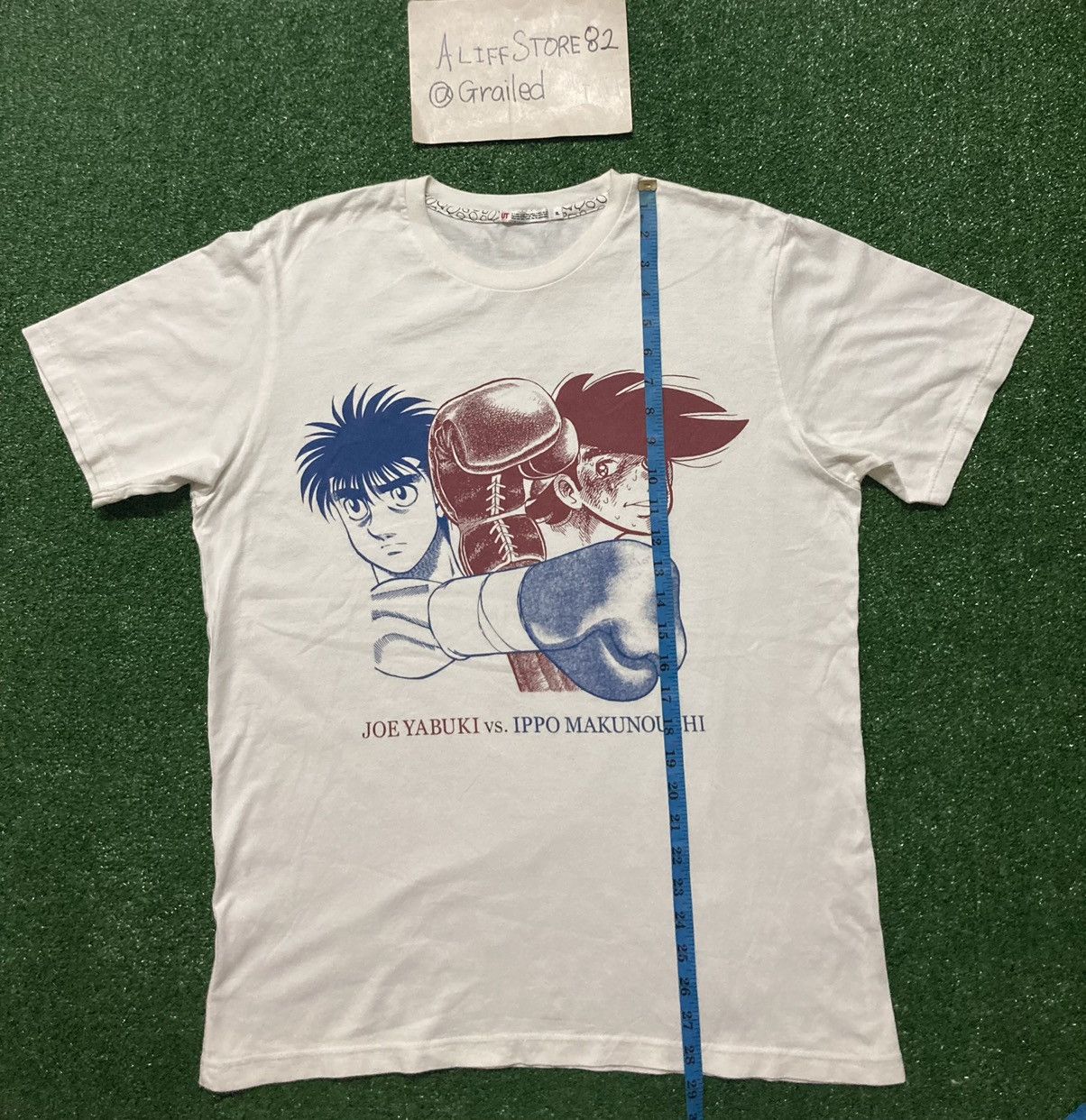 Anime !LastDrop! Vtg Uniqlo Joe Yabuki VS Ippo Makunouchi T-Shirt Size US L / EU 52-54 / 3 - 4 Thumbnail