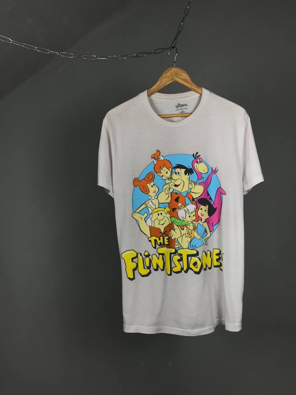 Vintage The Flintstones American vintage movie tee Size US XL / EU 56 / 4 - 1 Thumbnail