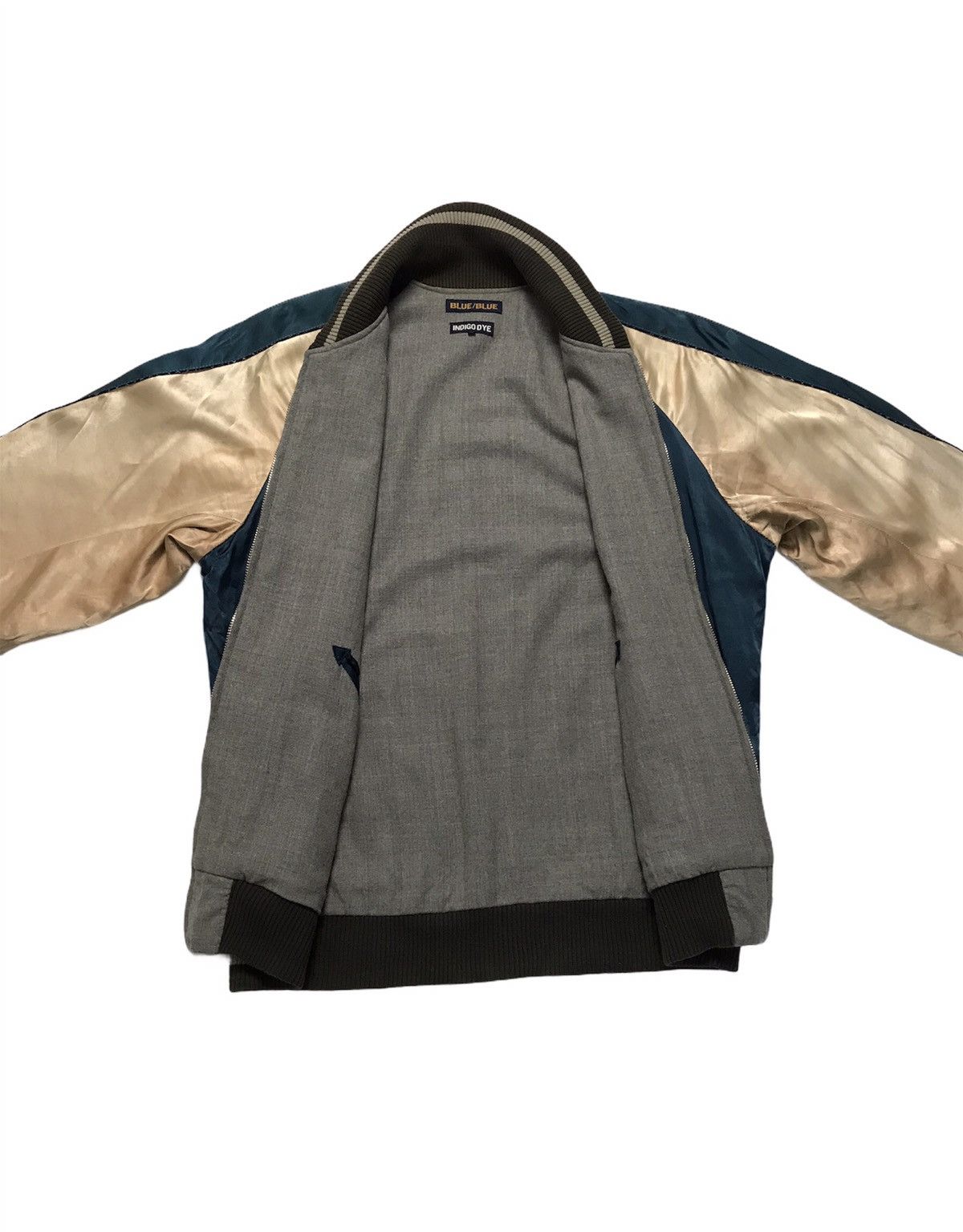 Blue Blue Japan × Indigo × Japanese Brand Blue Blue Japan Indigo Dye Reversible Sukajan Jacket Size US M / EU 48-50 / 2 - 5 Thumbnail