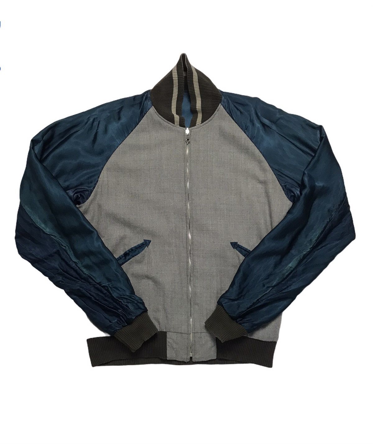 Blue Blue Japan × Indigo × Japanese Brand Blue Blue Japan Indigo Dye Reversible Sukajan Jacket Size US M / EU 48-50 / 2 - 9 Thumbnail