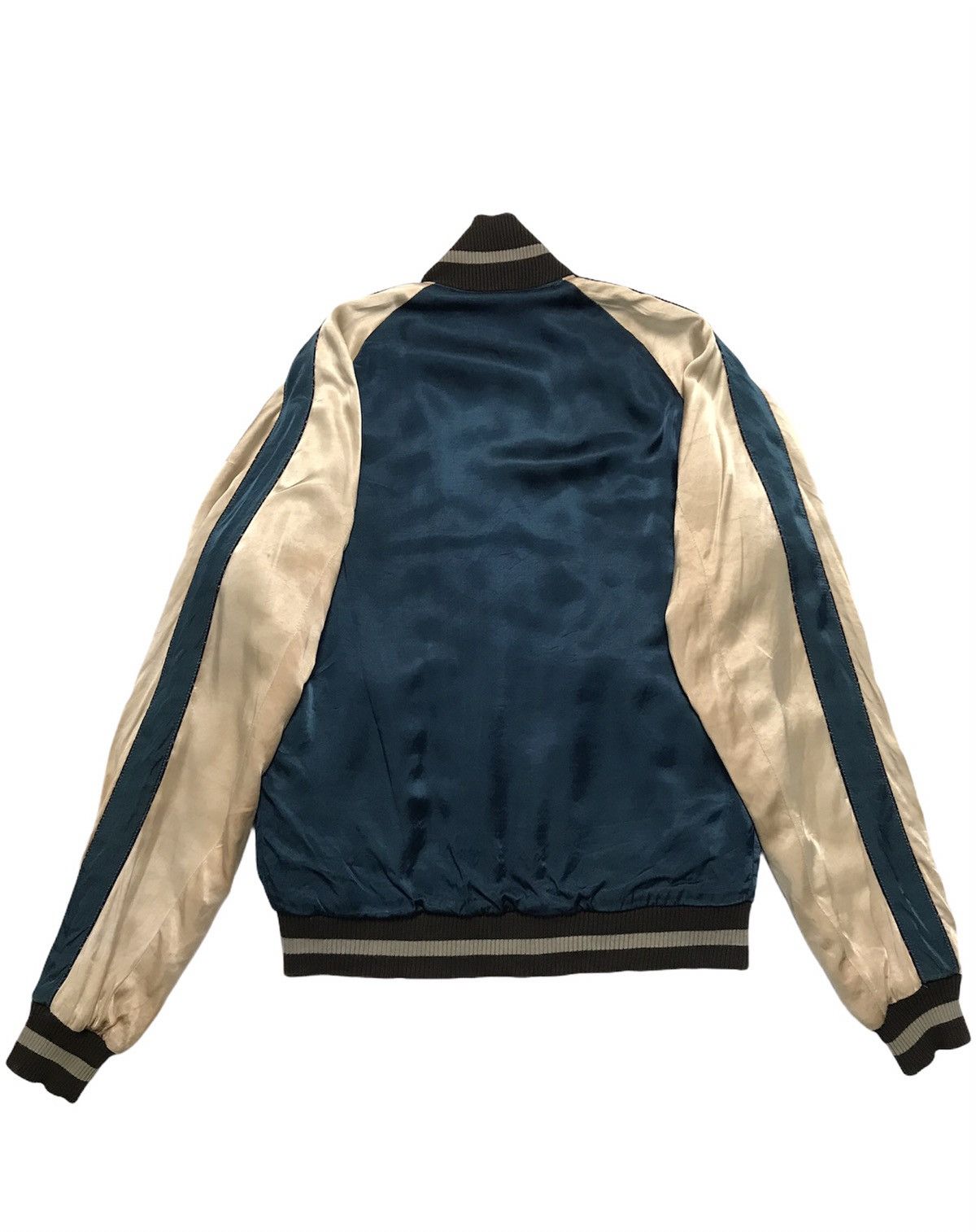 Blue Blue Japan × Indigo × Japanese Brand Blue Blue Japan Indigo Dye Reversible Sukajan Jacket Size US M / EU 48-50 / 2 - 7 Thumbnail