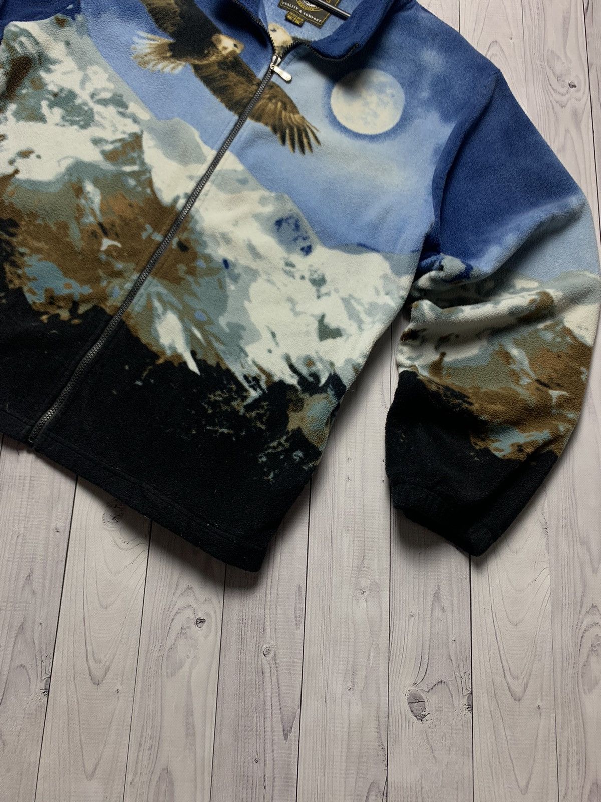 Vintage Vintage fleece jacket Wolf Eagle size XXL Size US XXL / EU 58 / 5 - 4 Thumbnail
