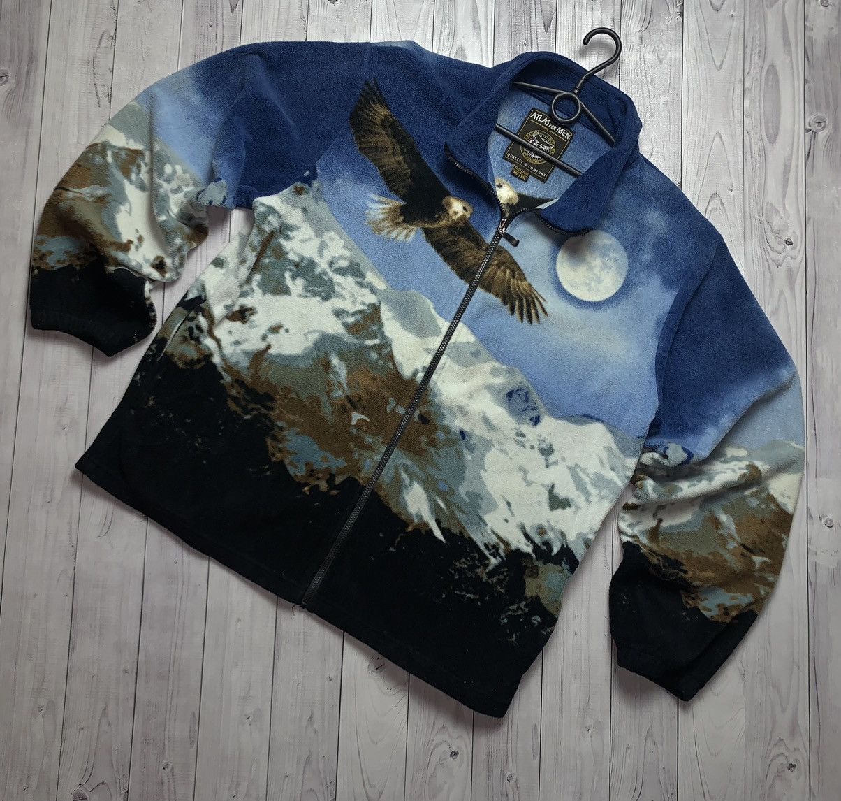 Vintage Vintage fleece jacket Wolf Eagle size XXL Size US XXL / EU 58 / 5 - 1 Thumbnail