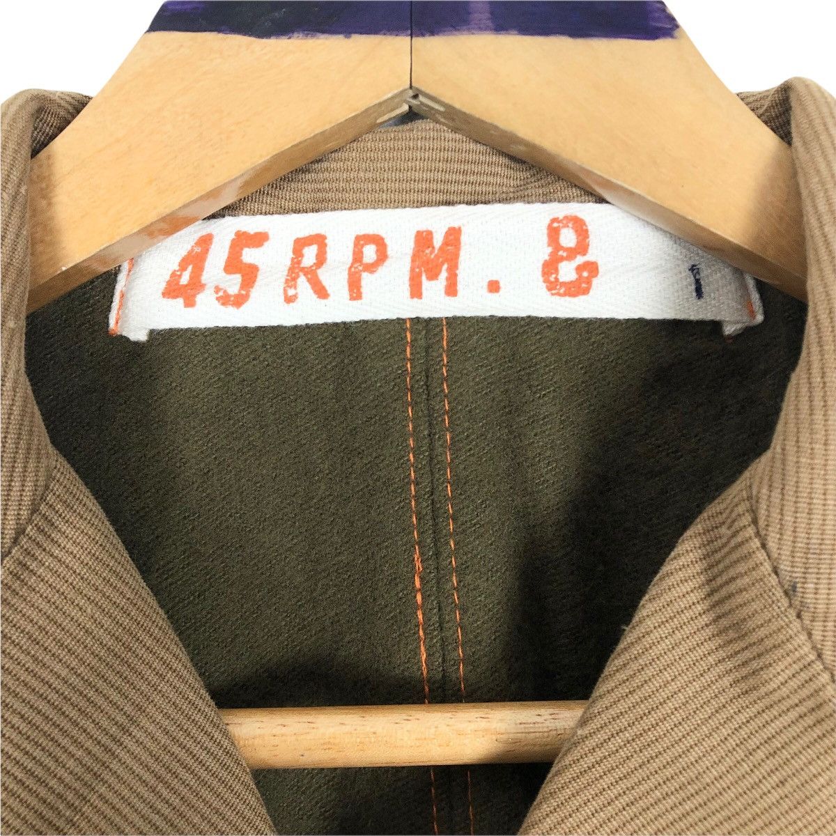 45rpm 45RPM Velvet Coat 45rpm& Single Breasted Cotton Coat Size US XS / EU 42 / 0 - 9 Thumbnail