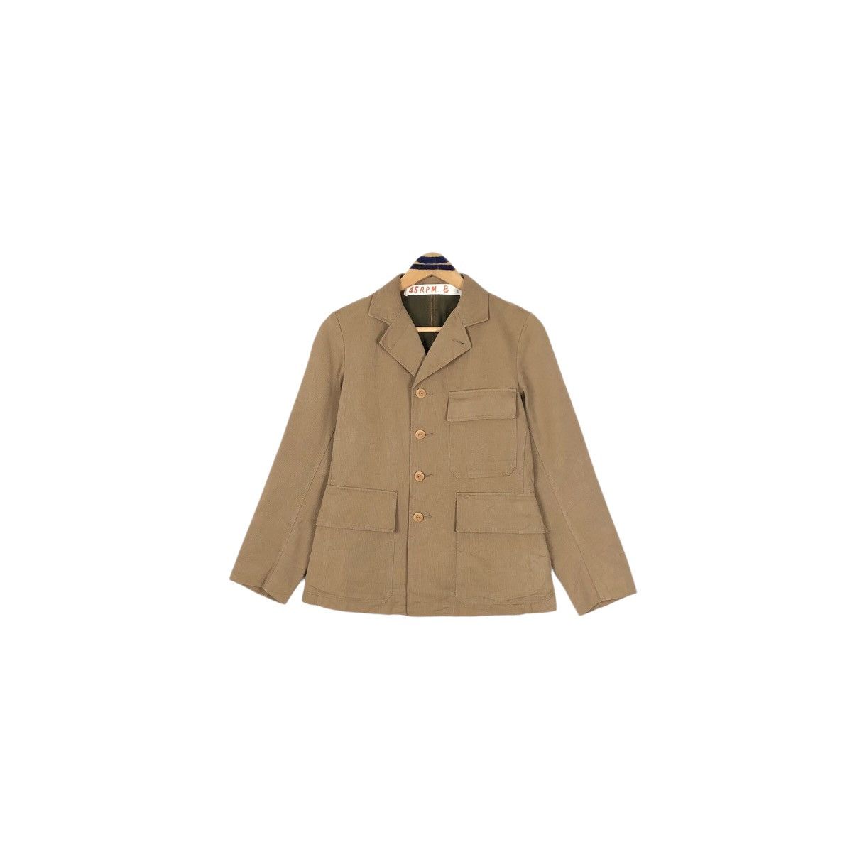 45rpm 45RPM Velvet Coat 45rpm& Single Breasted Cotton Coat Size US XS / EU 42 / 0 - 2 Thumbnail