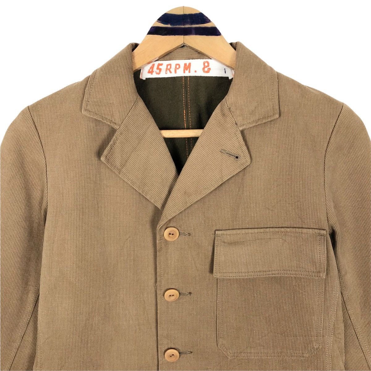 45rpm 45RPM Velvet Coat 45rpm& Single Breasted Cotton Coat Size US XS / EU 42 / 0 - 5 Thumbnail