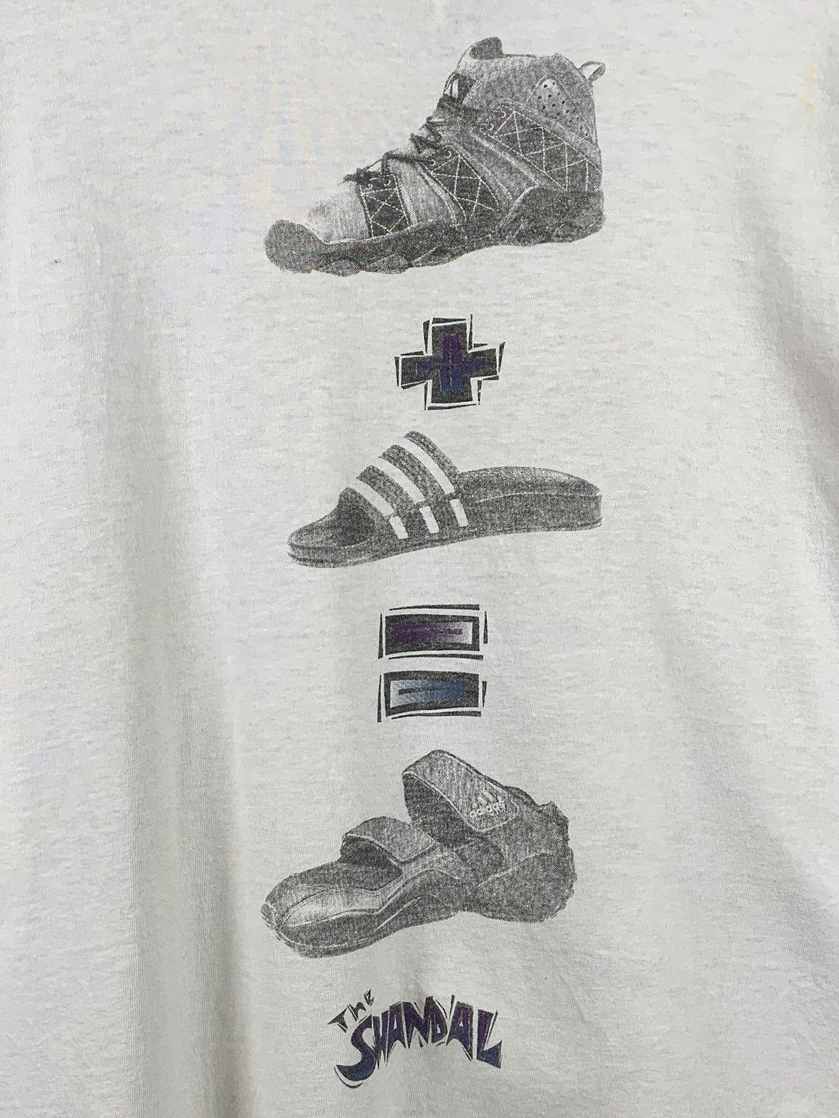 Adidas × Vintage 🔥VINTAGE ADIDAS ADVENTURE OVERSIZED T-SHIRT Size US XL / EU 56 / 4 - 8 Thumbnail