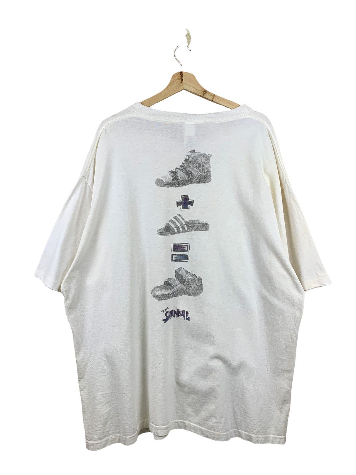 Adidas × Vintage 🔥VINTAGE ADIDAS ADVENTURE OVERSIZED T-SHIRT Size US XL / EU 56 / 4 - 6 Thumbnail