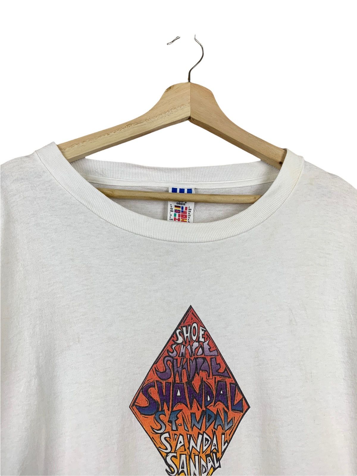 Adidas × Vintage 🔥VINTAGE ADIDAS ADVENTURE OVERSIZED T-SHIRT Size US XL / EU 56 / 4 - 4 Thumbnail