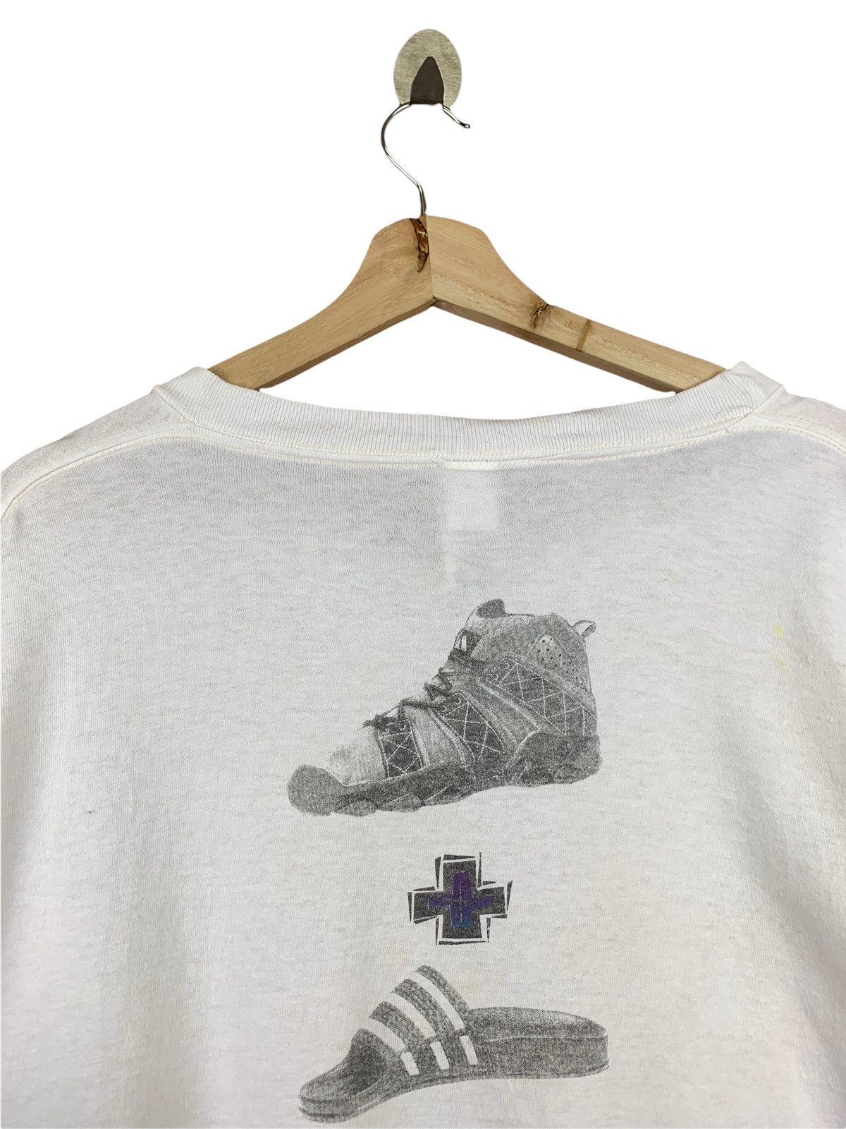 Adidas × Vintage 🔥VINTAGE ADIDAS ADVENTURE OVERSIZED T-SHIRT Size US XL / EU 56 / 4 - 7 Thumbnail
