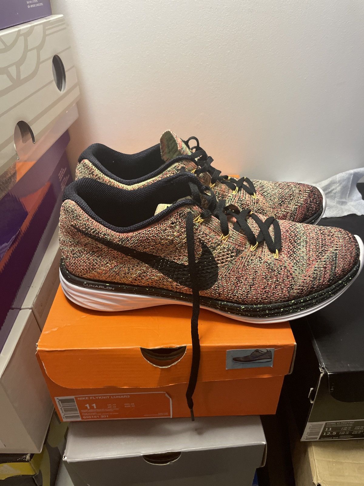 Nike Flyknit Lunar 3 Multi Color Grailed