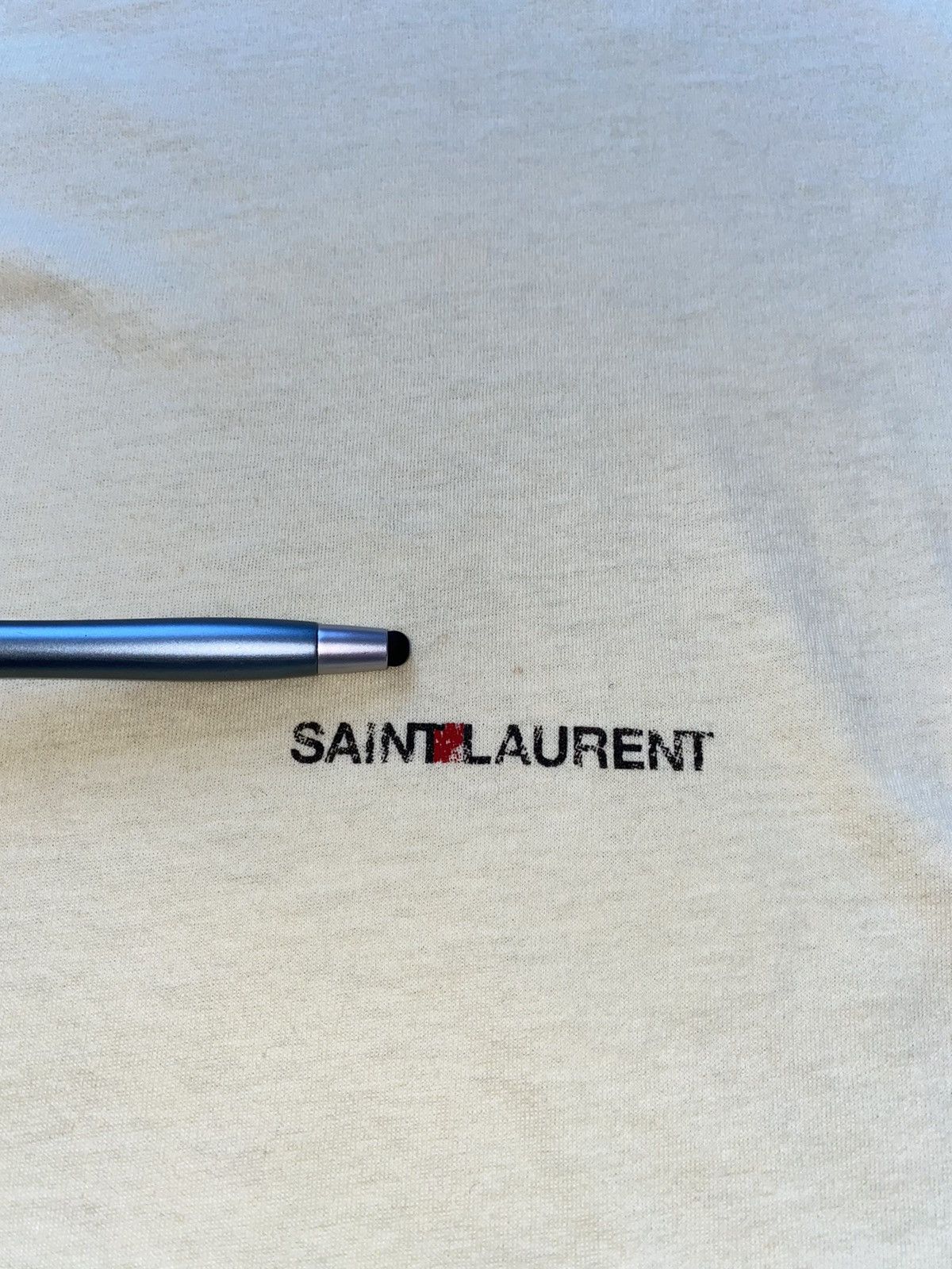 Saint Laurent Paris Saint Laurent Paris Rive Gauche Tee Size US M / EU 48-50 / 2 - 7 Thumbnail