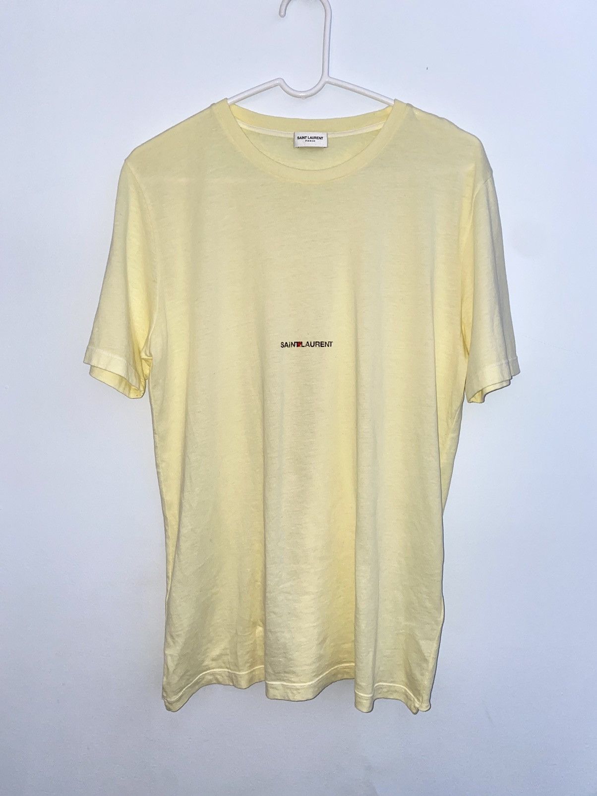 Saint Laurent Paris Saint Laurent Paris Rive Gauche Tee Size US M / EU 48-50 / 2 - 2 Thumbnail