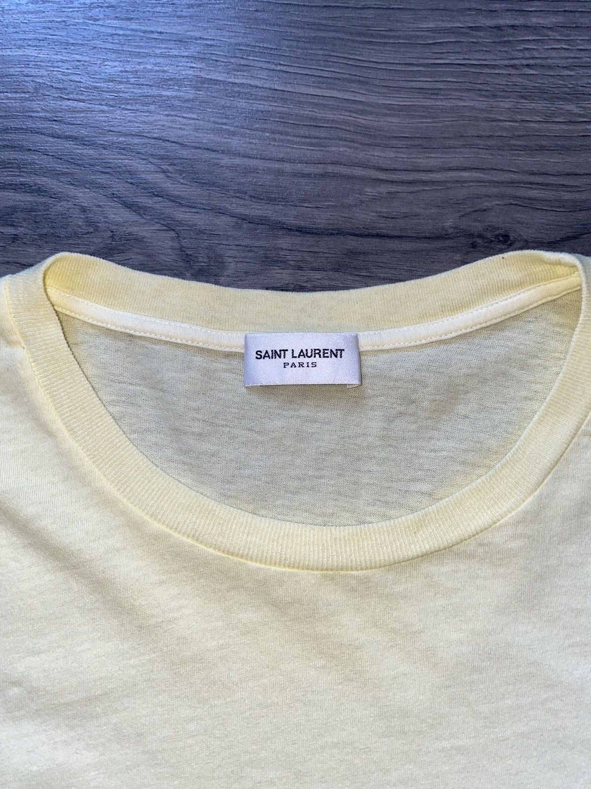 Saint Laurent Paris Saint Laurent Paris Rive Gauche Tee Size US M / EU 48-50 / 2 - 6 Thumbnail