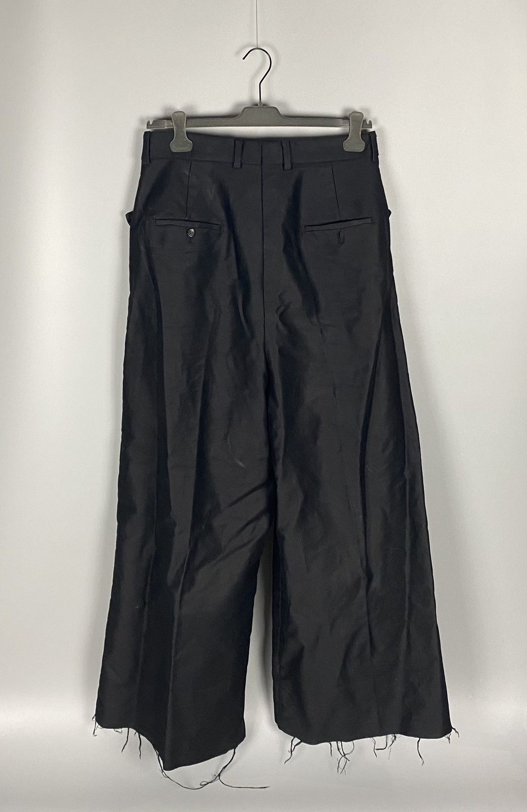 Rick Owens FW19 ‘LARRY’ Black/Black Suede Patch Larry Trousers Size US 36 / EU 52 - 8 Thumbnail