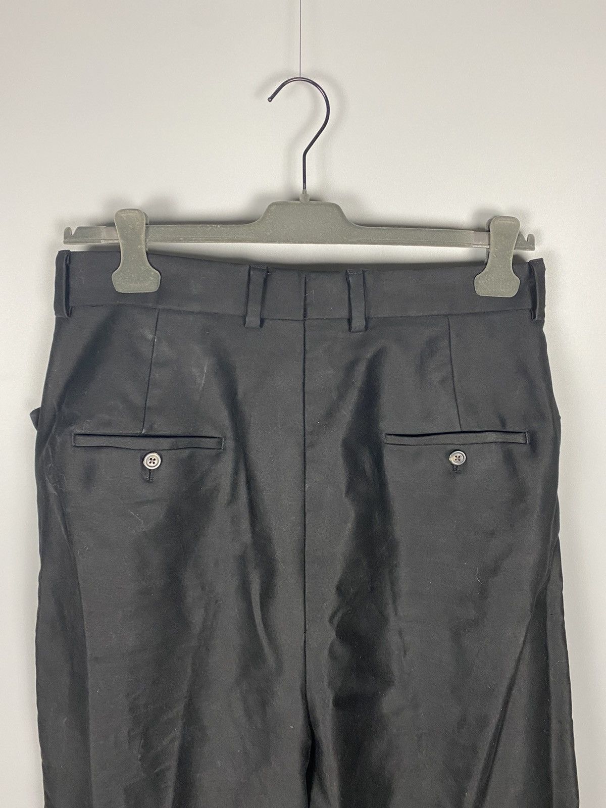 Rick Owens FW19 ‘LARRY’ Black/Black Suede Patch Larry Trousers Size US 36 / EU 52 - 9 Thumbnail
