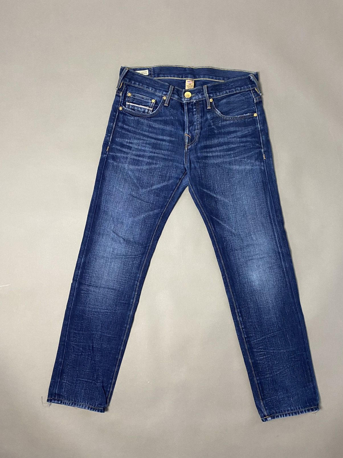 True Religion × Vintage True Religion vintage selvedge jeans navy denim pants Size US 30 / EU 46 - 7 Thumbnail