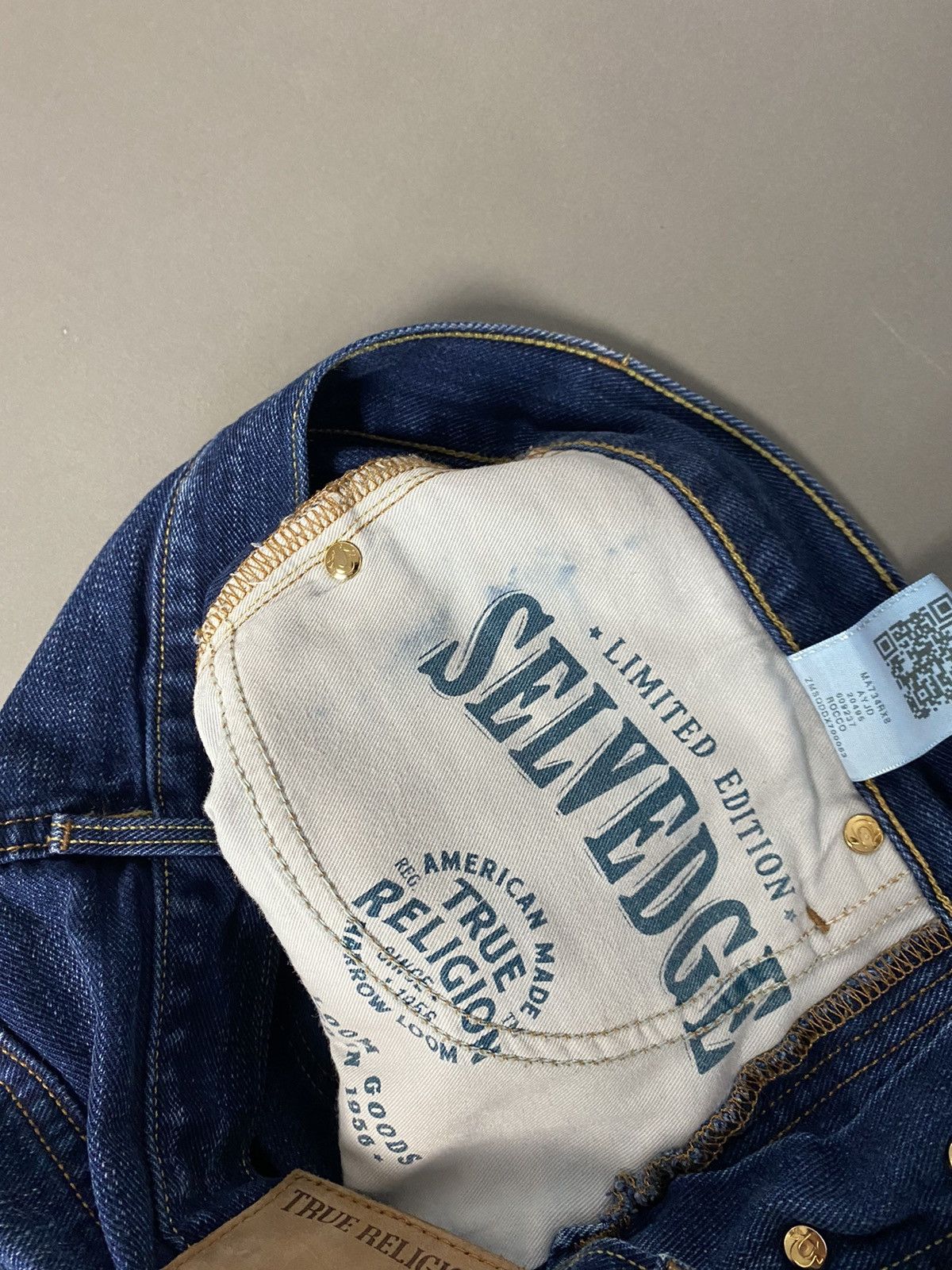 True Religion × Vintage True Religion vintage selvedge jeans navy denim pants Size US 30 / EU 46 - 13 Thumbnail