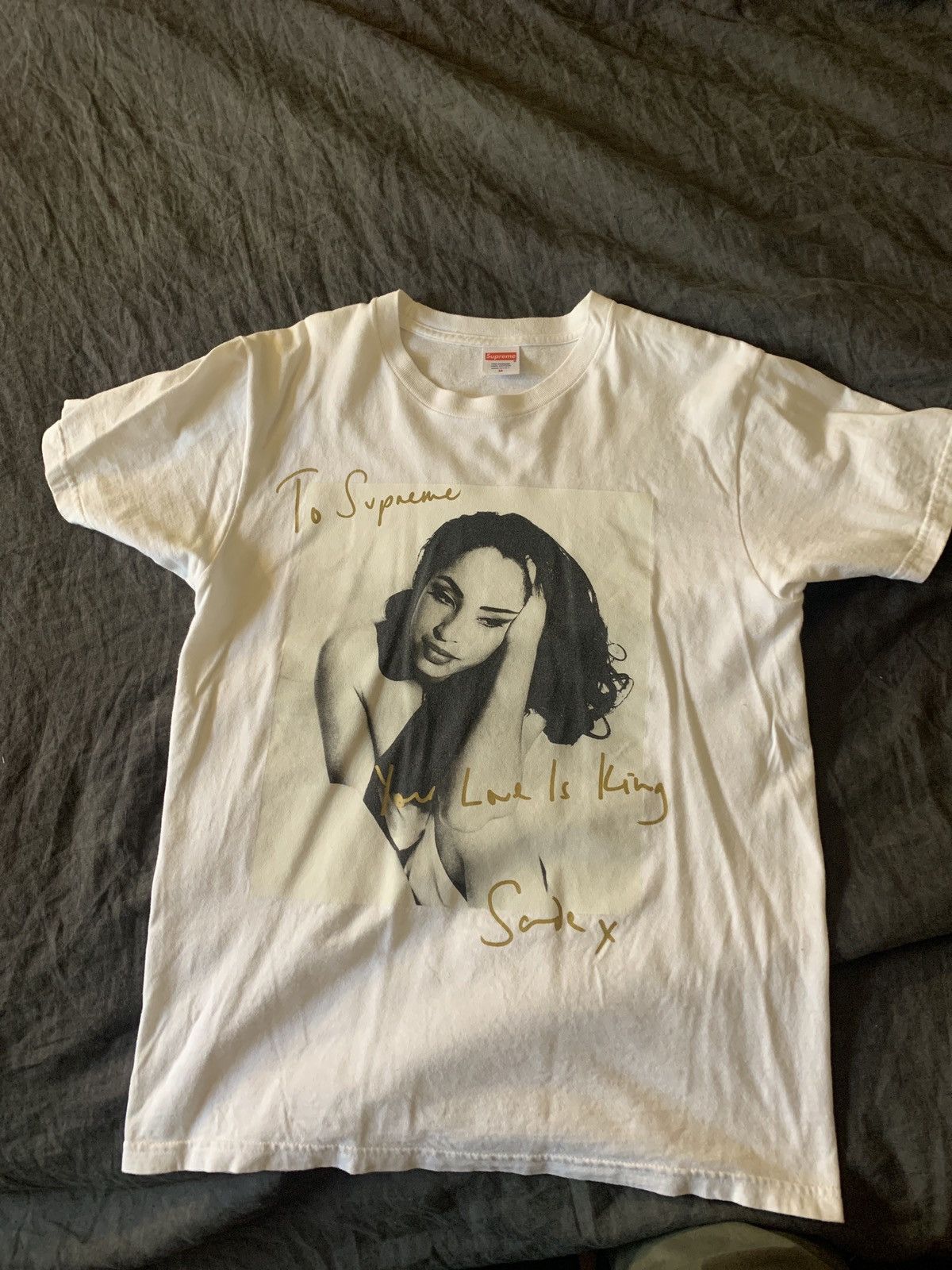 Supreme Supreme Sade T Shirt White Size Medium | Grailed