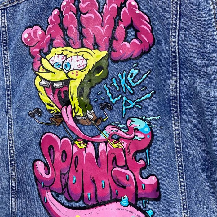 Spongebob jean store jacket h&m