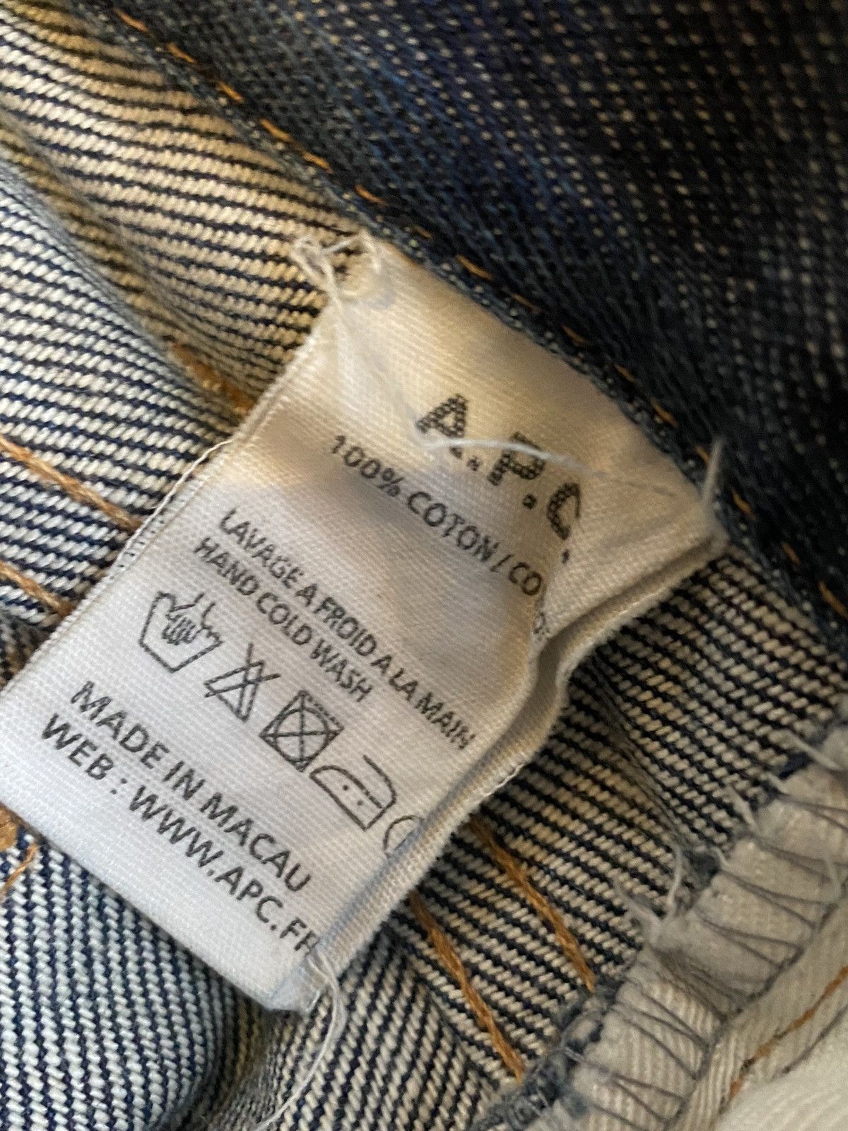 A.P.C. A.p.c Petit Standard Jean Droit Etroit Size US 28 / EU 44 - 11 Thumbnail