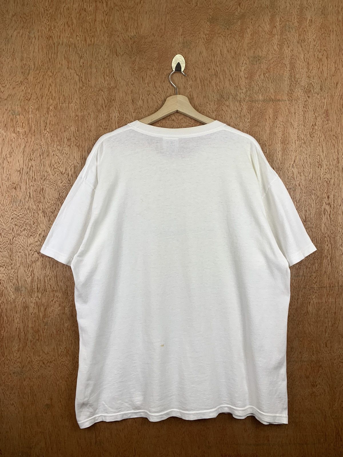 Nike 🔥VINTAGE 90’s NIKE ATHLETIC WHITE T-SHIRT Size US L / EU 52-54 / 3 - 6 Thumbnail