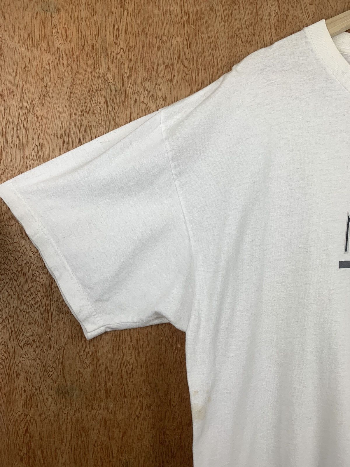 Nike 🔥VINTAGE 90’s NIKE ATHLETIC WHITE T-SHIRT Size US L / EU 52-54 / 3 - 5 Thumbnail