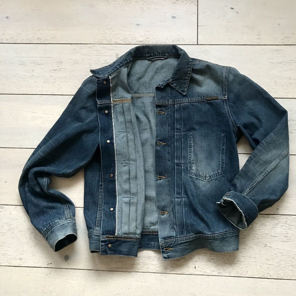 NUDIE JEANS Conny Org. Back 2 Black Men Jacket L black