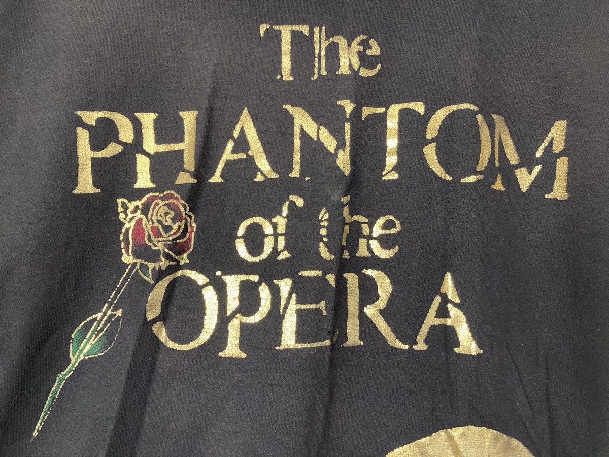 Hanes PHANTOM OF THE OPERA 1989 SHIRT MUSICAL TEE VINTAGE 80S GOLD Size US L / EU 52-54 / 3 - 8 Thumbnail