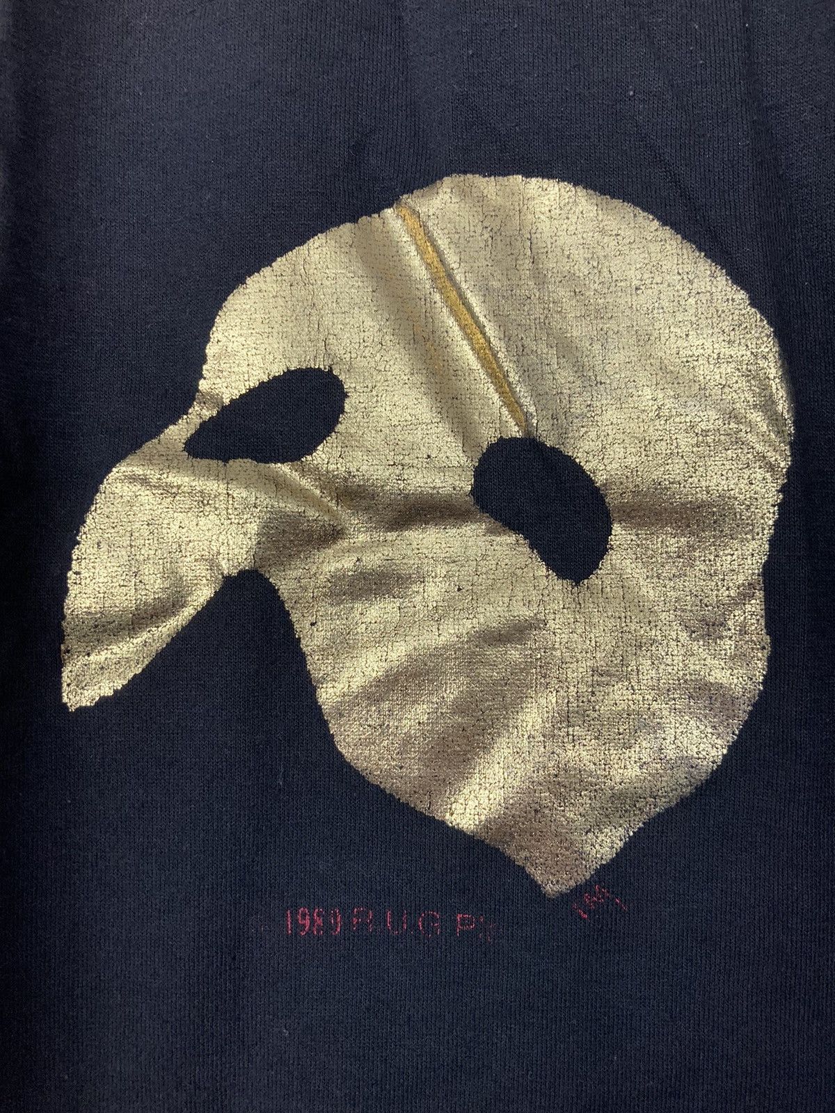 Hanes PHANTOM OF THE OPERA 1989 SHIRT MUSICAL TEE VINTAGE 80S GOLD Size US L / EU 52-54 / 3 - 4 Thumbnail