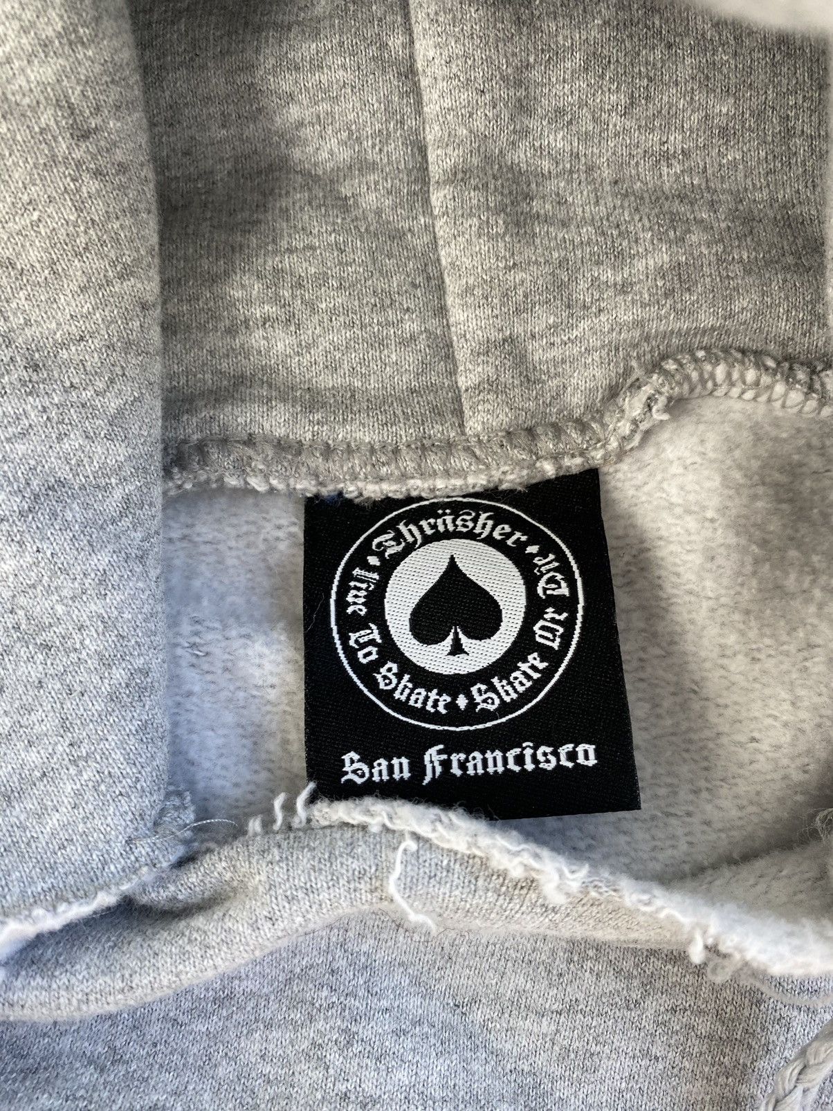 Thrasher Thrasher OG Flames Logo Hoodie Grey Small 🧊❄️ Fire Box Work Size US S / EU 44-46 / 1 - 3 Thumbnail