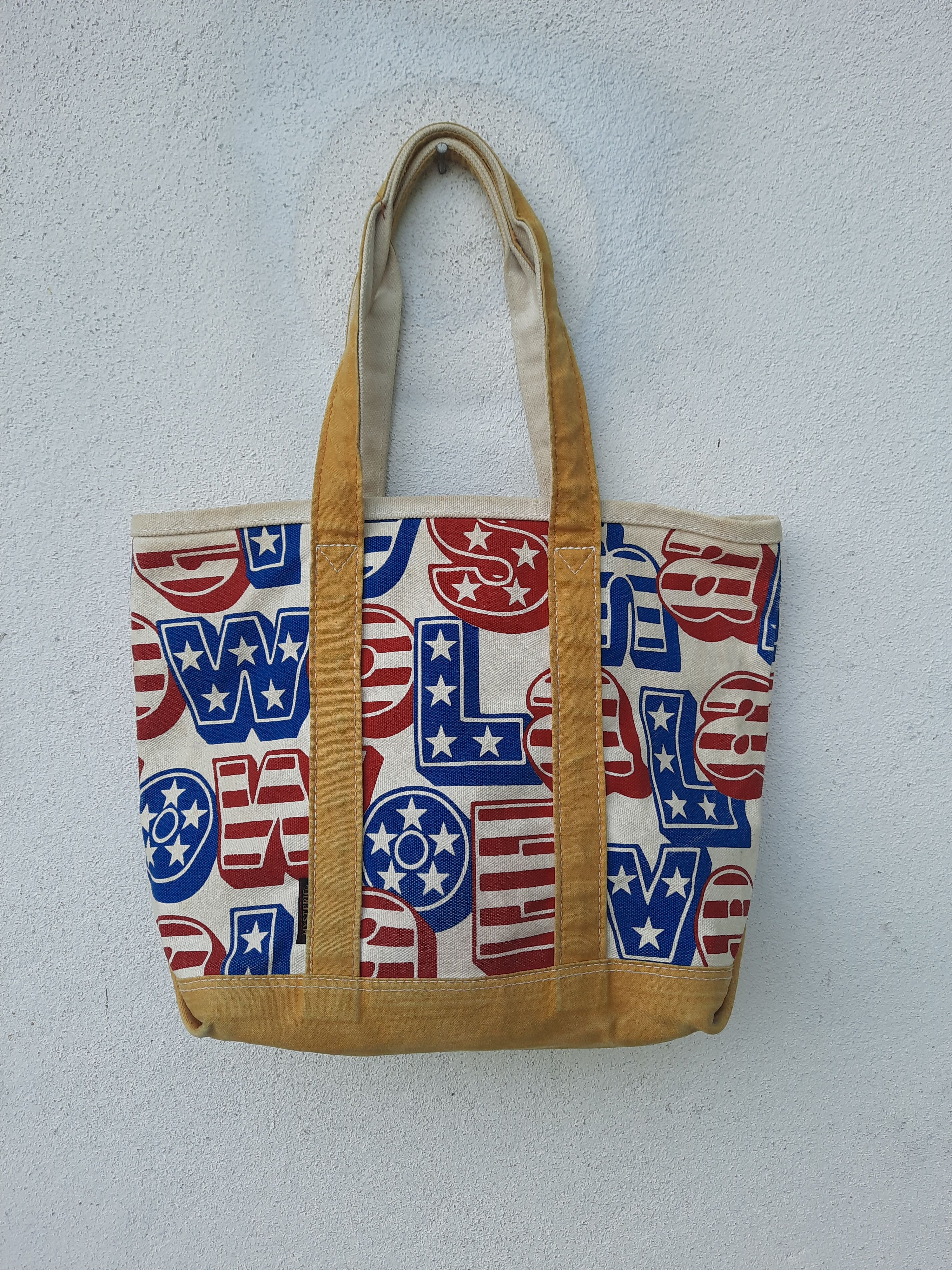 Rare hysteric glamour canvas tote bag fullprint