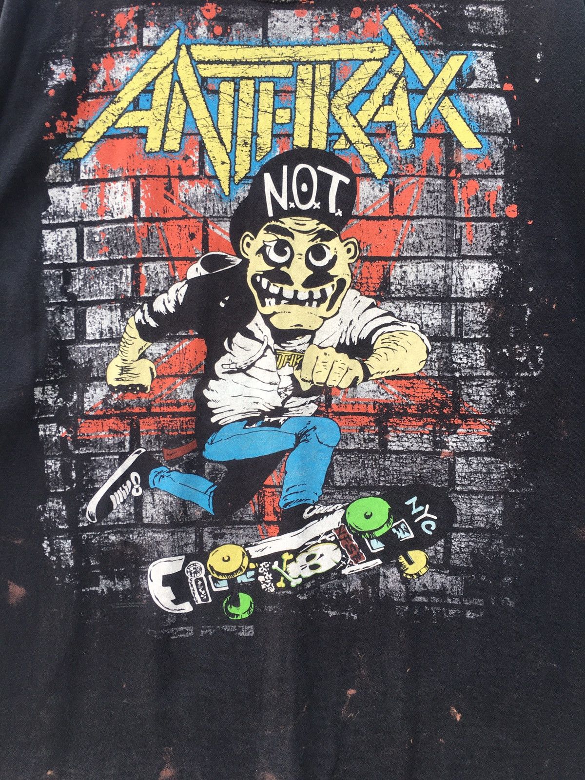 Band Tees Rare Vintage Anthrax Metal Band Tees Size US L / EU 52-54 / 3 - 5 Thumbnail