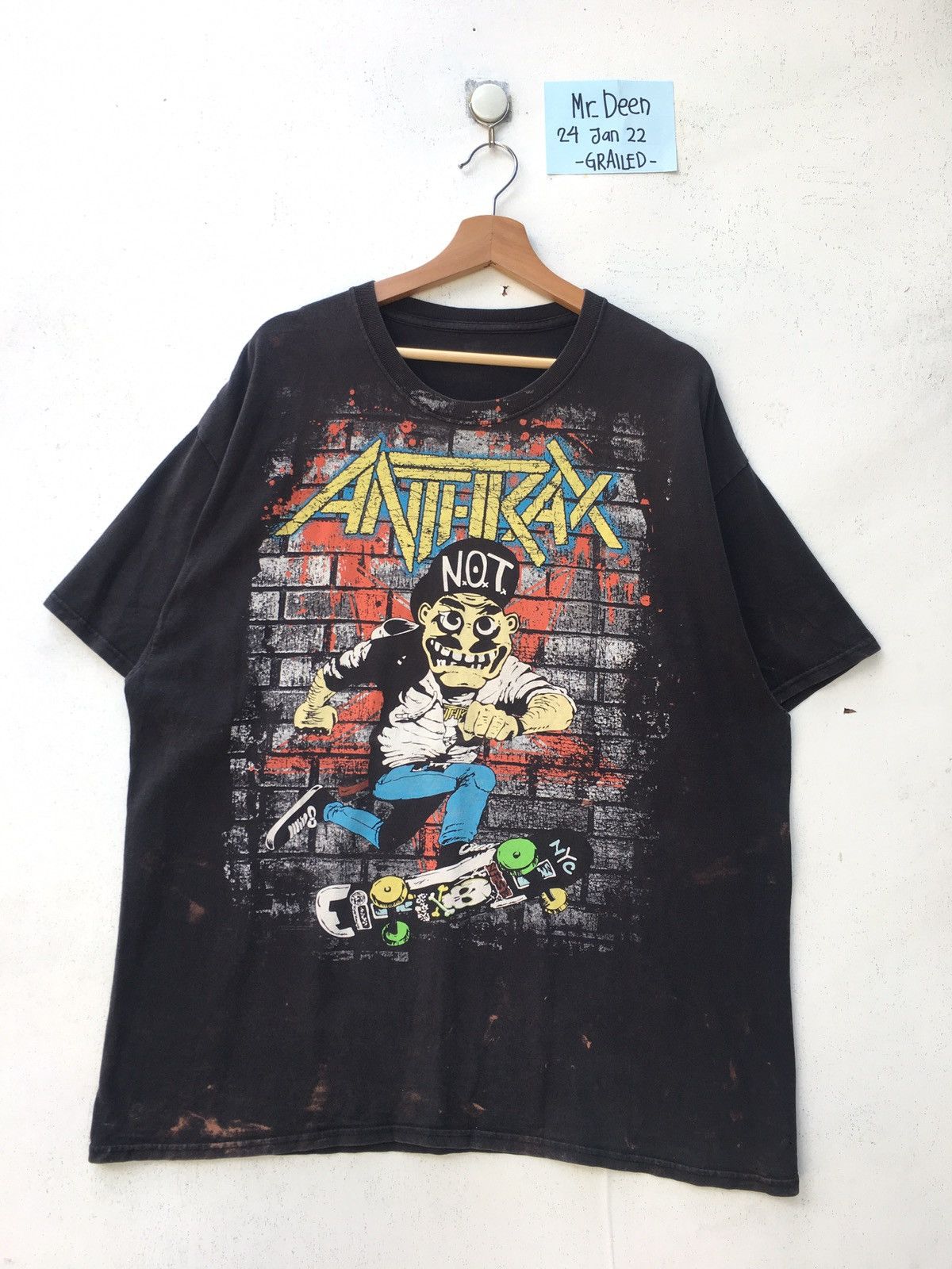 Band Tees Rare Vintage Anthrax Metal Band Tees Size US L / EU 52-54 / 3 - 2 Thumbnail