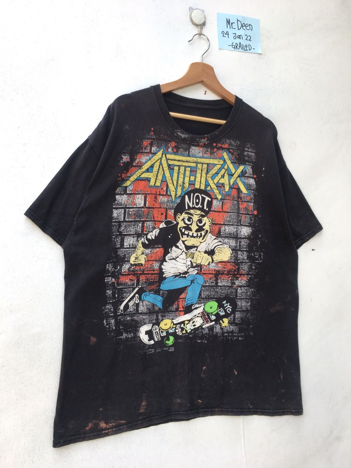 Band Tees Rare Vintage Anthrax Metal Band Tees Size US L / EU 52-54 / 3 - 3 Thumbnail
