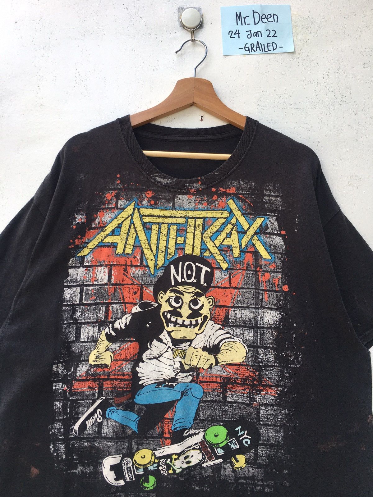 Band Tees Rare Vintage Anthrax Metal Band Tees Size US L / EU 52-54 / 3 - 1 Thumbnail