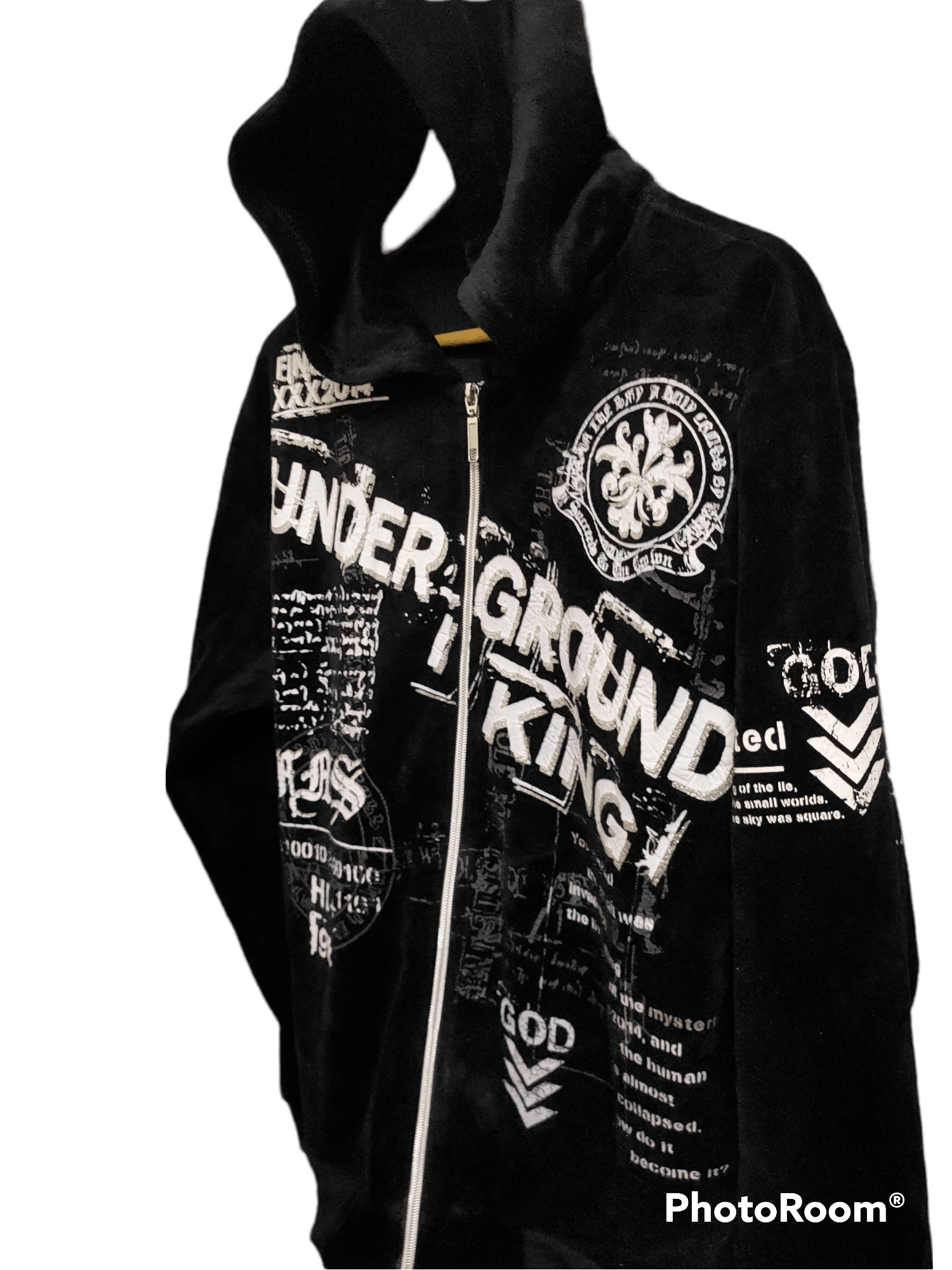 Punk and Yo Beaumere aristocratic Zip jacket embroidery logo velvet Size US M / EU 48-50 / 2 - 8 Thumbnail