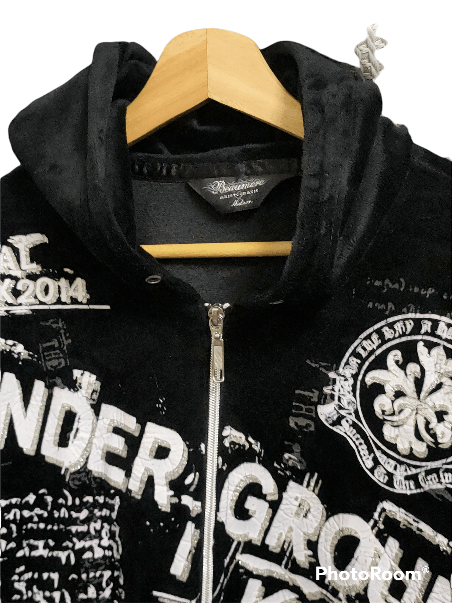 Punk and Yo Beaumere aristocratic Zip jacket embroidery logo velvet Size US M / EU 48-50 / 2 - 2 Thumbnail